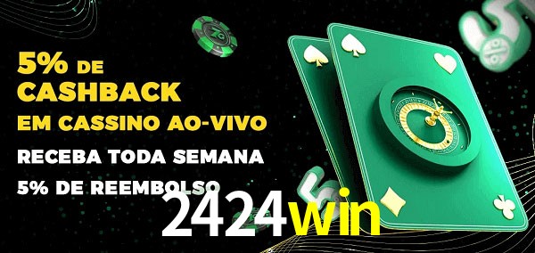 Promoções do cassino ao Vivo 2424win